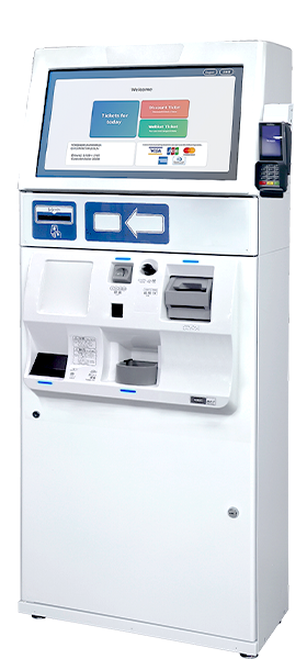 大型画面がタッチしやすい、スタンダードタイプの筐体