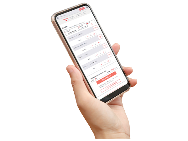 スマホの販売画面イメージ
