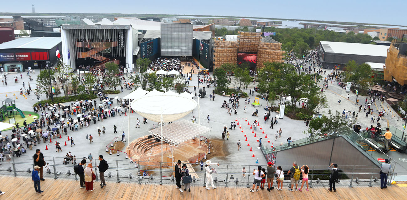 国際イベント「2025年大阪・関西万博」の様子